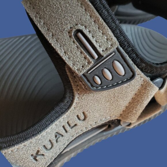 KuaiLu Hiking Sandals W/Arch Support Lightweight Beige Size 9.5 - Picture 4 of 13